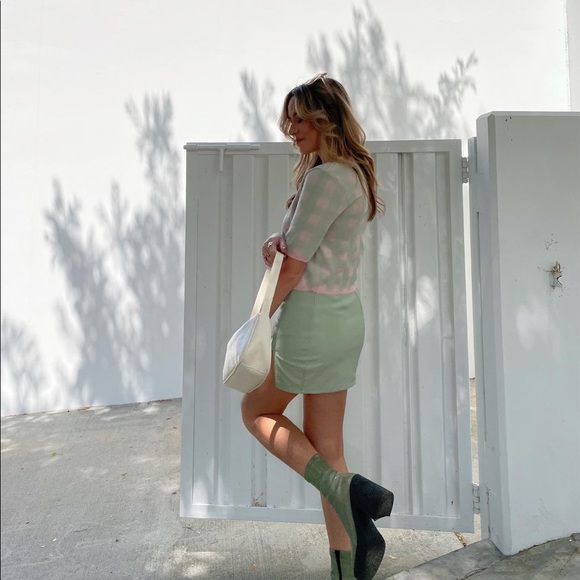 NWT Zara Gingham Knit Cardigan - Picture 3 of 5